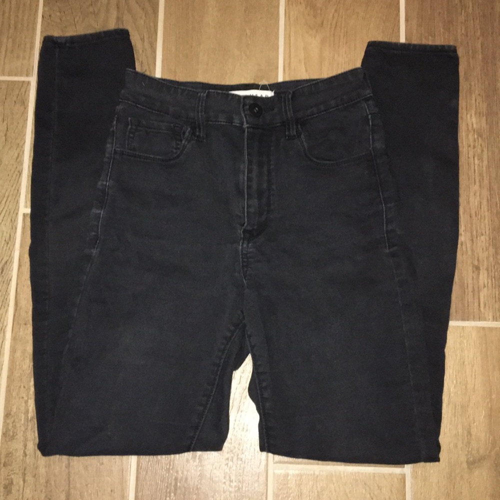 High rise black skinny jeans (2 for $20)